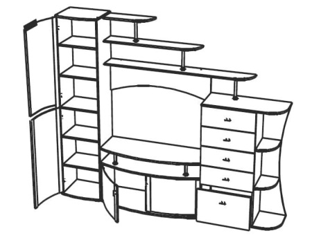 Стенка Олимп М15